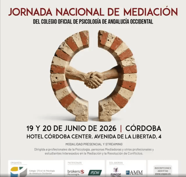 Jornada Nacional de Mediación, días 19 y 20 de junio en córdoba